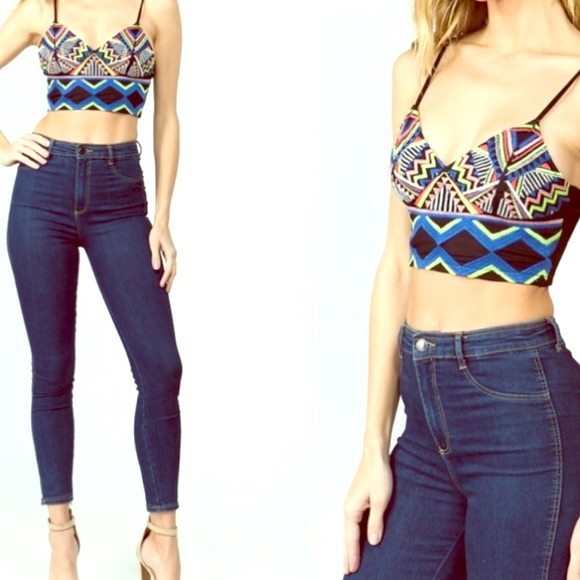 High End  Boho Embroidered Bralettes - Picture 4 of 6